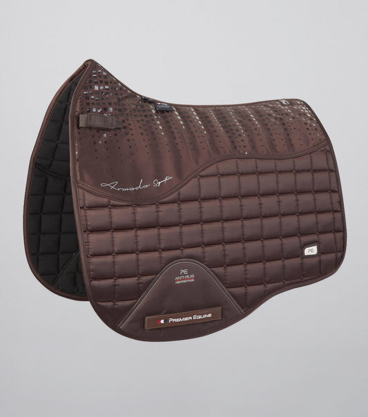 Premier Equine Armada Close Contact Dressage Square Brown