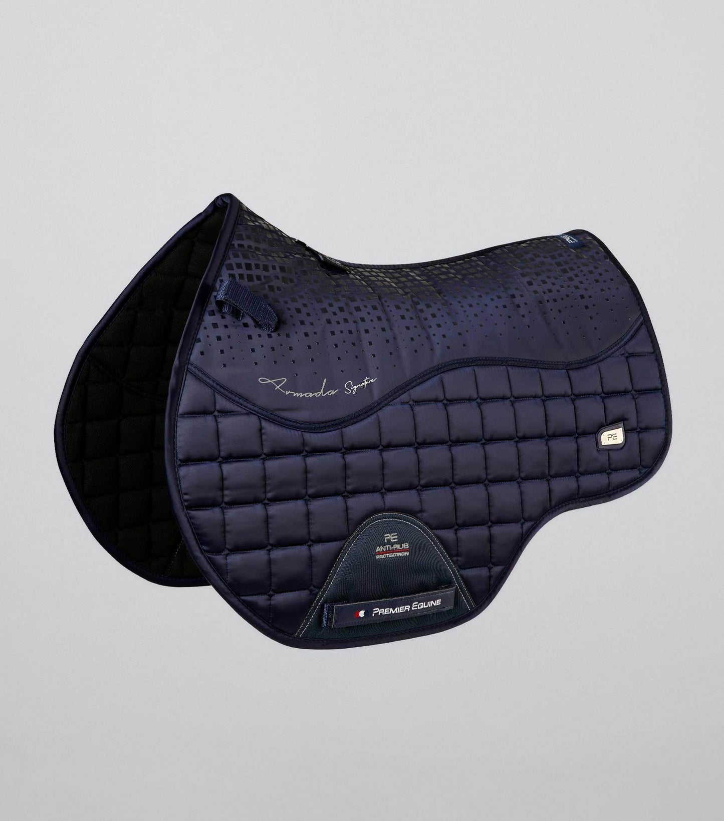 Premier Equine Armada Close Contact GP/Jump Square Navy - N P Equestrian & Pet Supplies Ltd 
