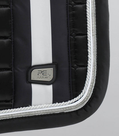 Premier Equine Azzure Anti-Slip Satin Dressage Square Black