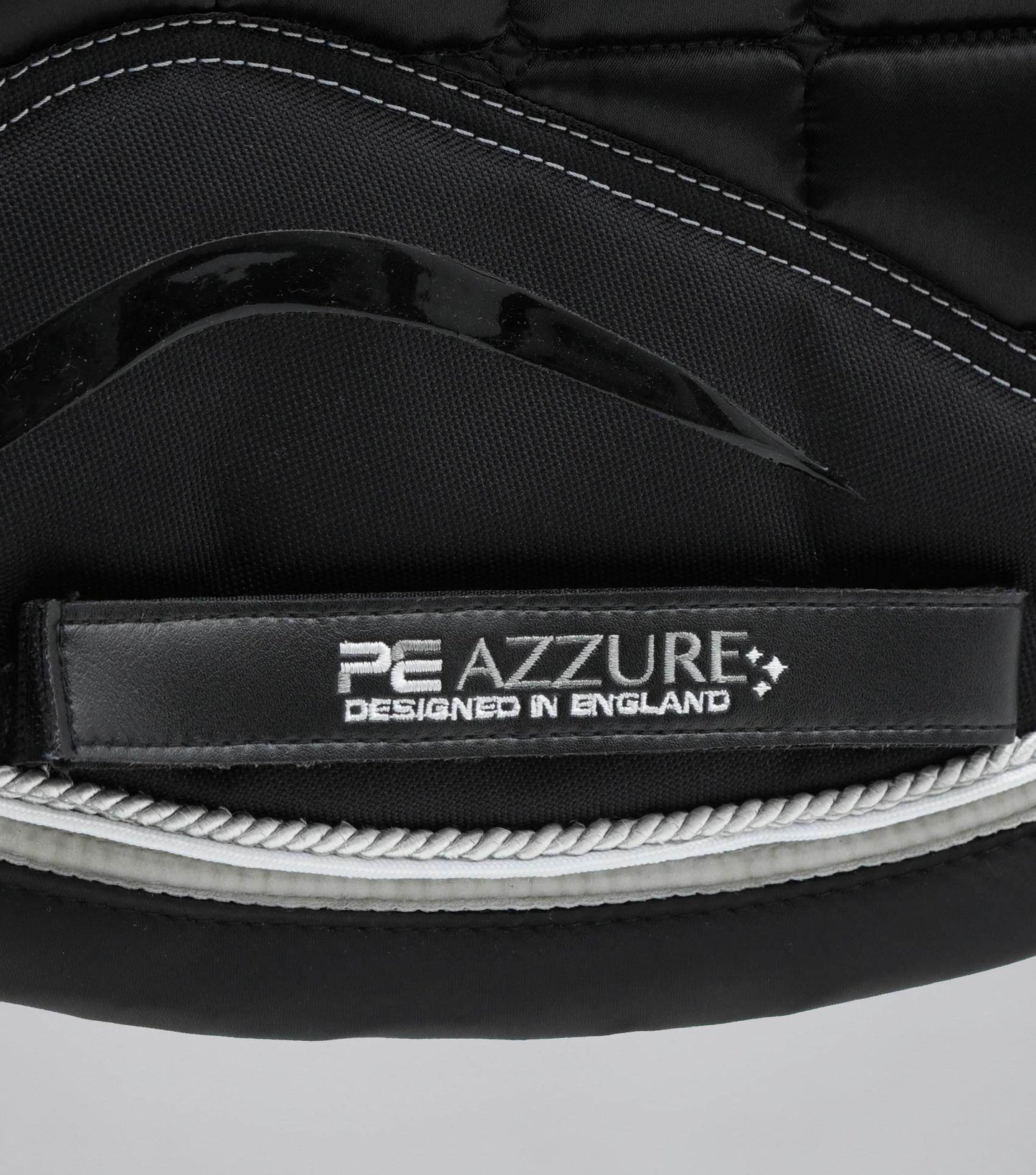 Premier Equine Azzure Anti-Slip Satin Dressage Square Black