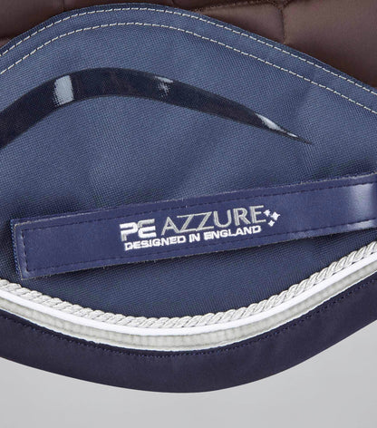 Premier Equine Azzure Anti-Slip Satin Dressage Square Brown