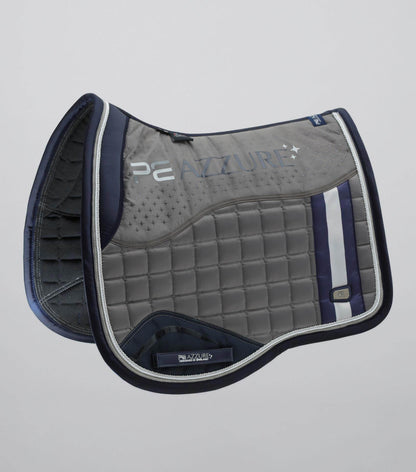 Premier Equine Azzure Anti-Slip Satin Dressage Square Grey
