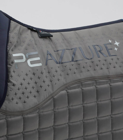 Premier Equine Azzure Anti-Slip Satin Dressage Square Grey