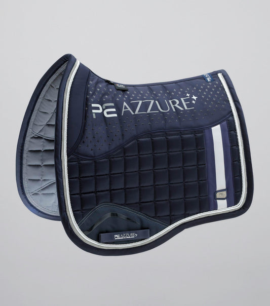 Premier Equine Azzure Anti-Slip Satin Dressage Square Navy