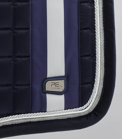 Premier Equine Azzure Anti-Slip Satin Dressage Square Navy