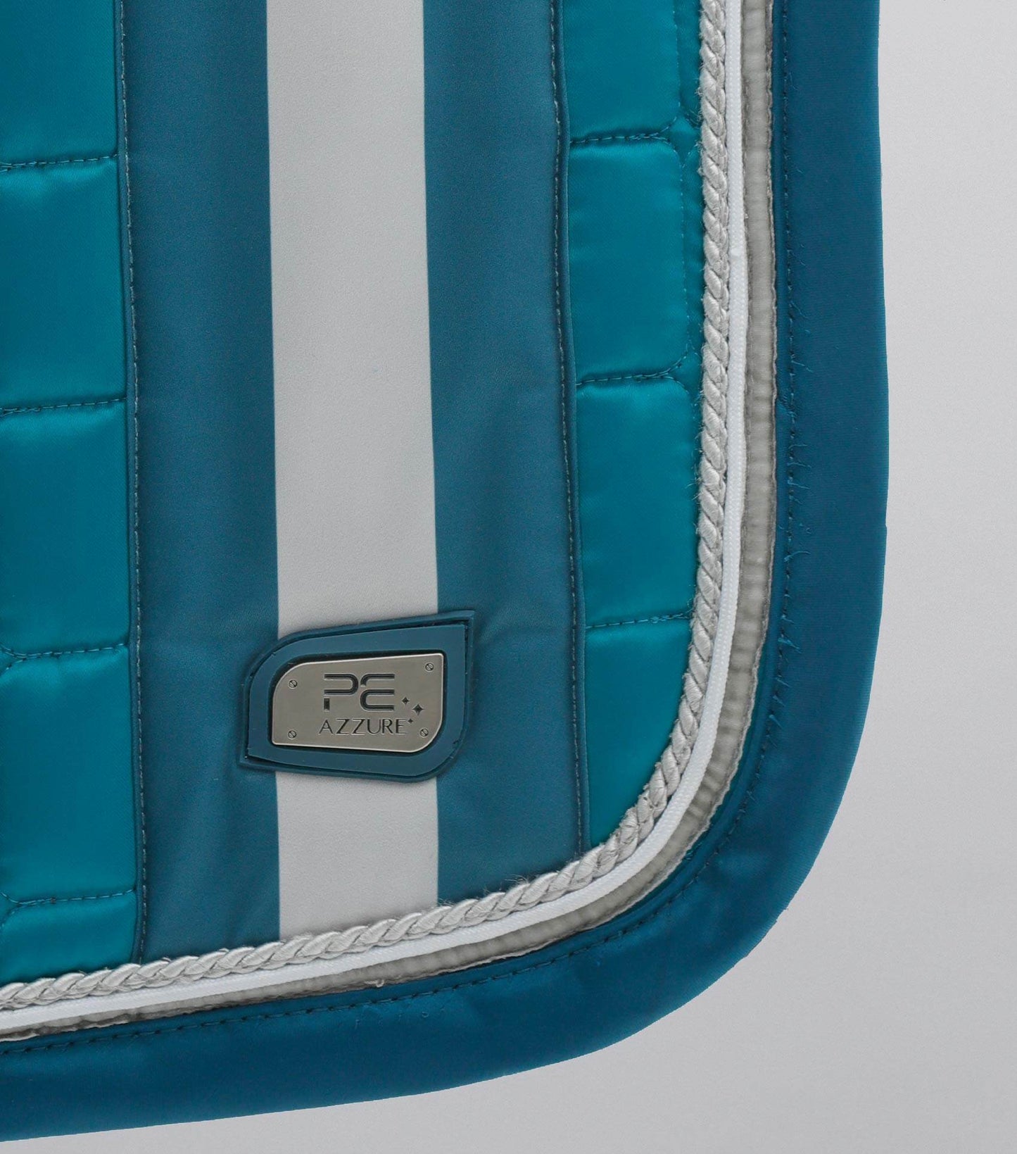 Premier Equine Azzure Anti-Slip Satin Dressage Square Turquoise