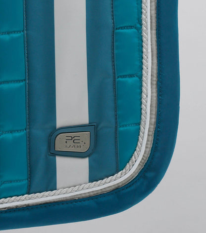 Premier Equine Azzure Anti-Slip Satin Dressage Square Turquoise