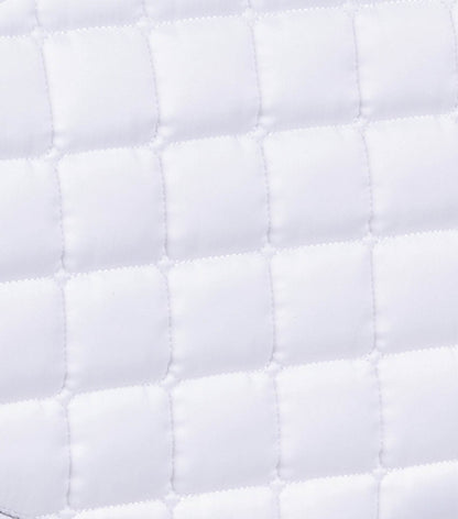Premier Equine Azzure Anti-Slip Satin Dressage Square White