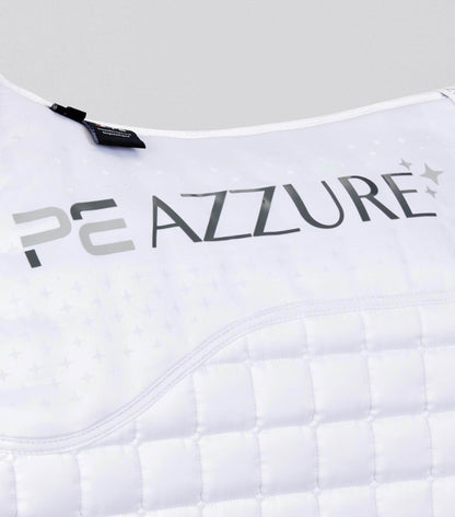 Premier Equine Azzure Anti-Slip Satin Dressage Square White
