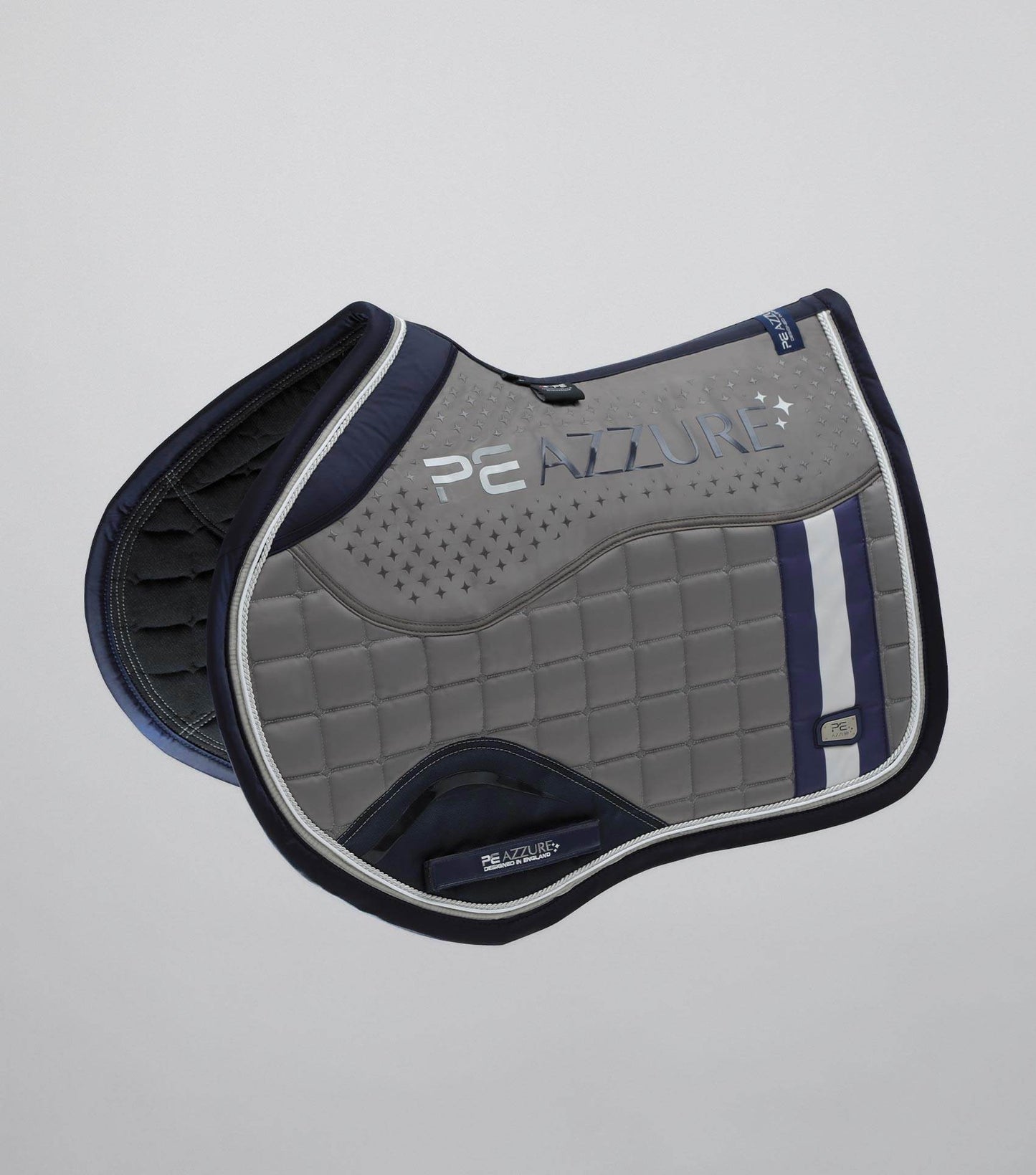 Premier Equine Azzure Anti-Slip Satin GP/ Jump Square Grey