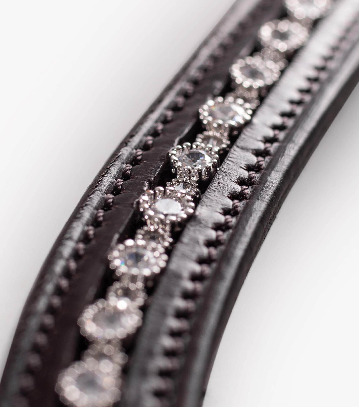 Premier Equine Bergamo Shaped Diamante Browband - N P Equestrian & Pet Supplies Ltd 