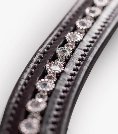 Premier Equine Bergamo Shaped Diamante Browband - N P Equestrian & Pet Supplies Ltd 