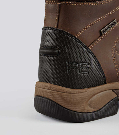 Premier Equine Borelli Waterproof Laced Boot Brown