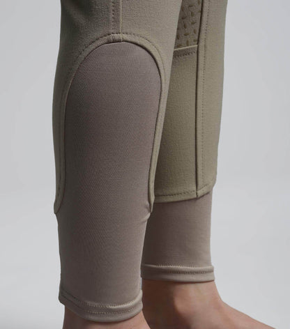 Premier Equine Brava Girls Full Seat Gel Competition Riding Breeches Beige - N P Equestrian & Pet Supplies Ltd 