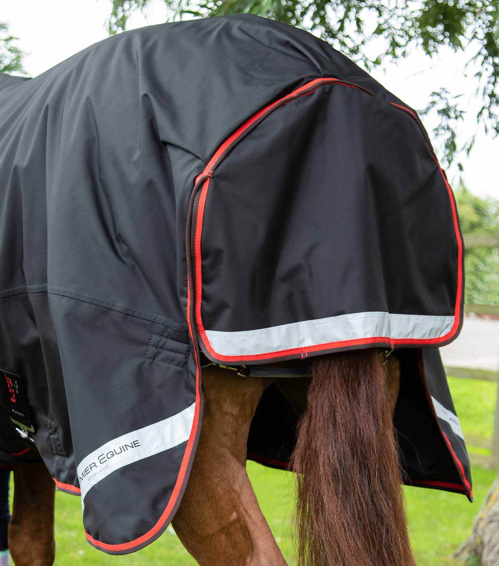 Premier Equine Buster 420g Turnout Rug with Classic Neck Cover Black - N P Equestrian & Pet Supplies Ltd 