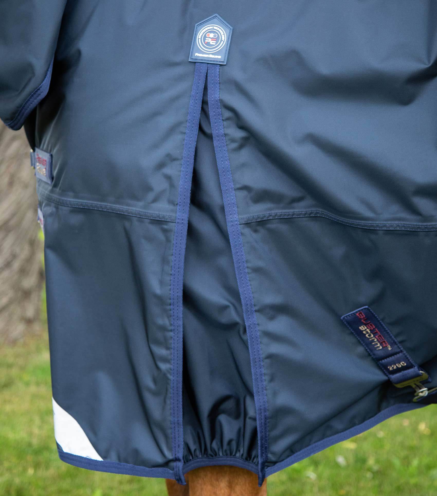 Premier Equine Buster Storm 220g Combo Turnout Rug with Classic Neck Navy - N P Equestrian & Pet Supplies Ltd 