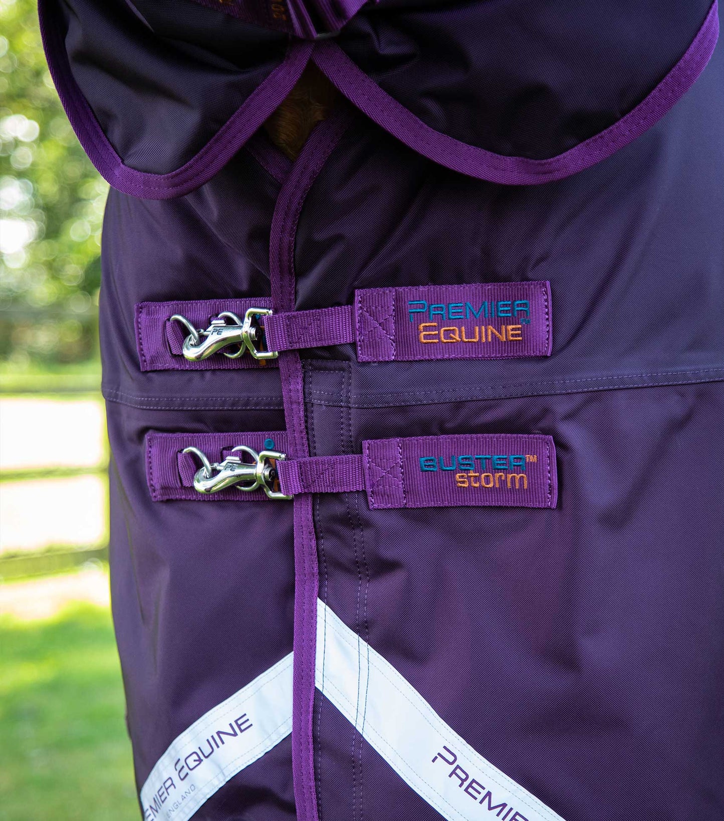 Premier Equine Buster Storm 420g Combo Turnout Rug with Classic Neck Purple - N P Equestrian & Pet Supplies Ltd
