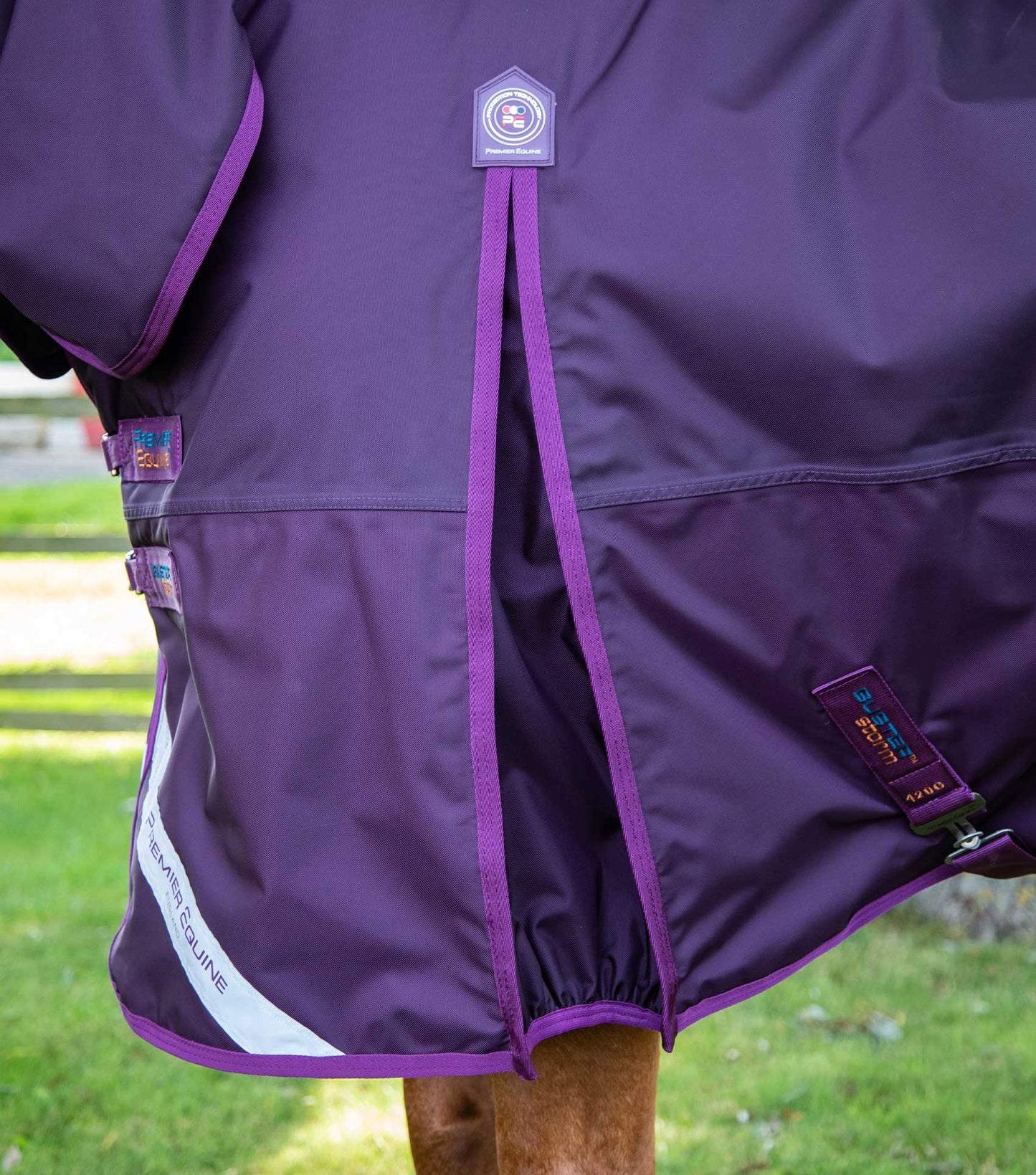 Premier Equine Buster Storm 420g Combo Turnout Rug with Classic Neck Purple - N P Equestrian & Pet Supplies Ltd