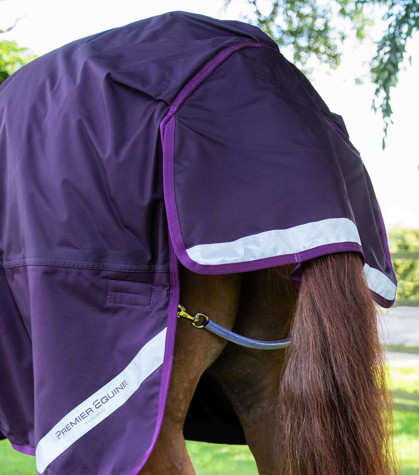 Premier Equine Buster Storm 420g Combo Turnout Rug with Classic Neck Purple - N P Equestrian & Pet Supplies Ltd