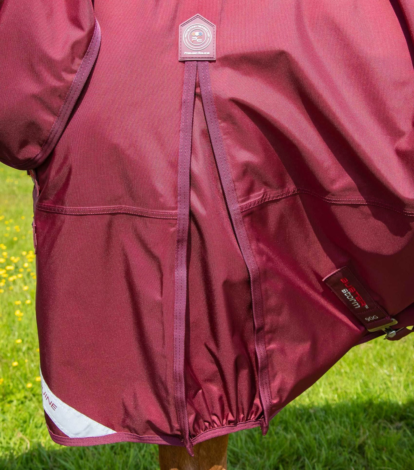 Premier Equine Buster Storm 90g Combo Turnout Rug with Classic Neck Burgundy - N P Equestrian & Pet Supplies Ltd 