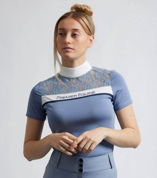 Premier Equine Campani Women's Short Sleeve Riding Top - N P Equestrian & Pet Supplies Ltd 