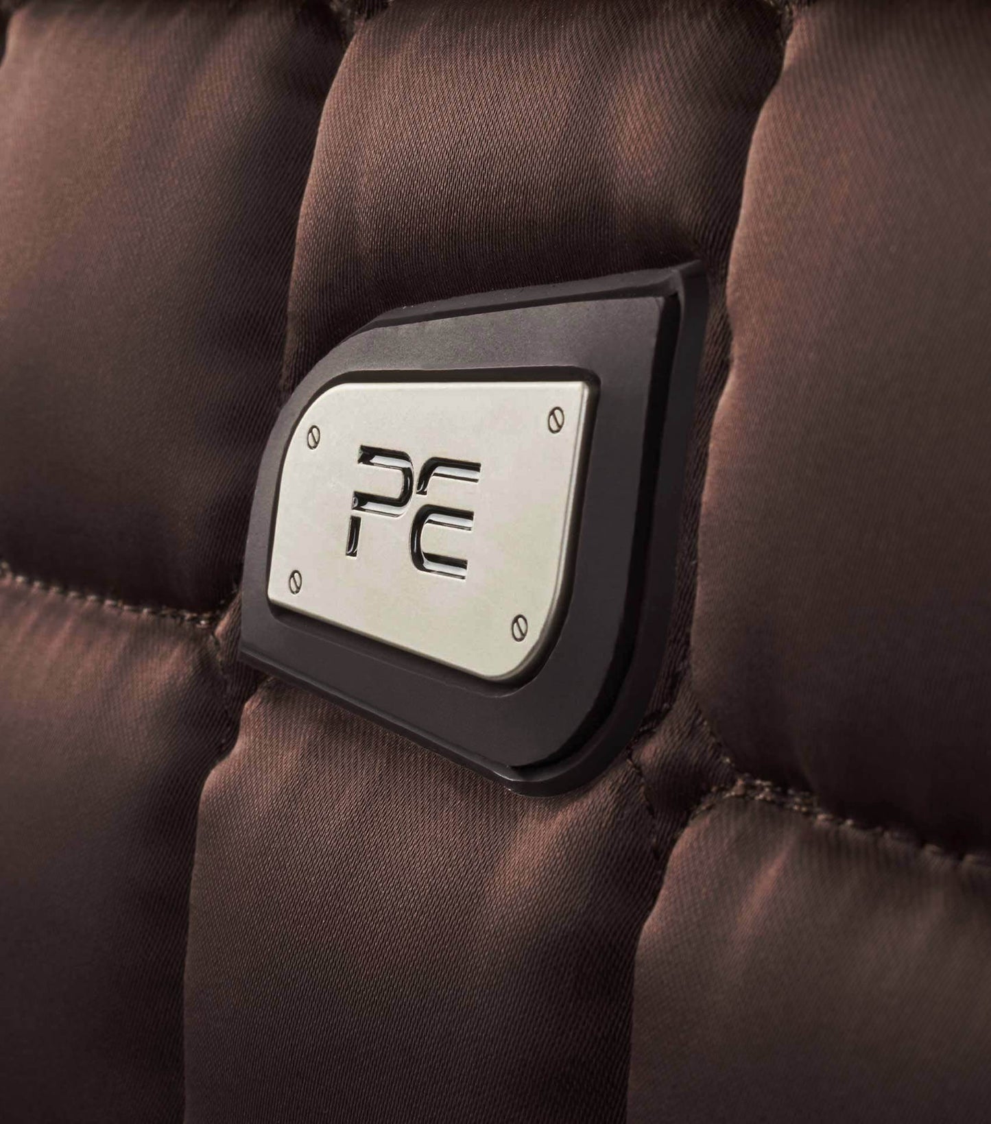 Premier Equine Capella Close Contact Merino Wool Dressage Square Brown/Natural Wool