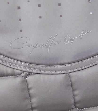 Premier Equine Capella Close Contact Merino Wool Dressage Square Grey/Black Wool
