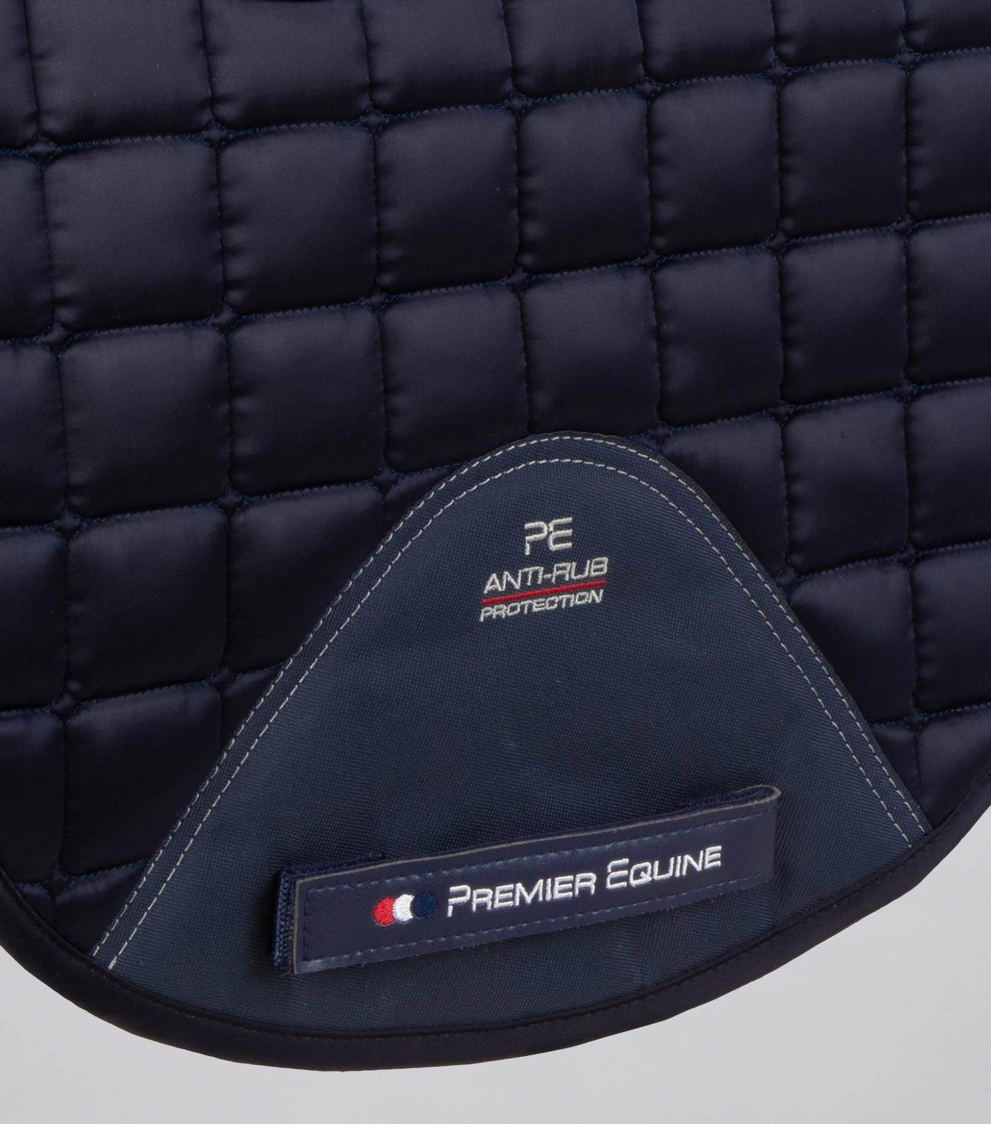 Premier Equine Capella Close Contact Merino Wool Dressage Square Navy/Natural Wool