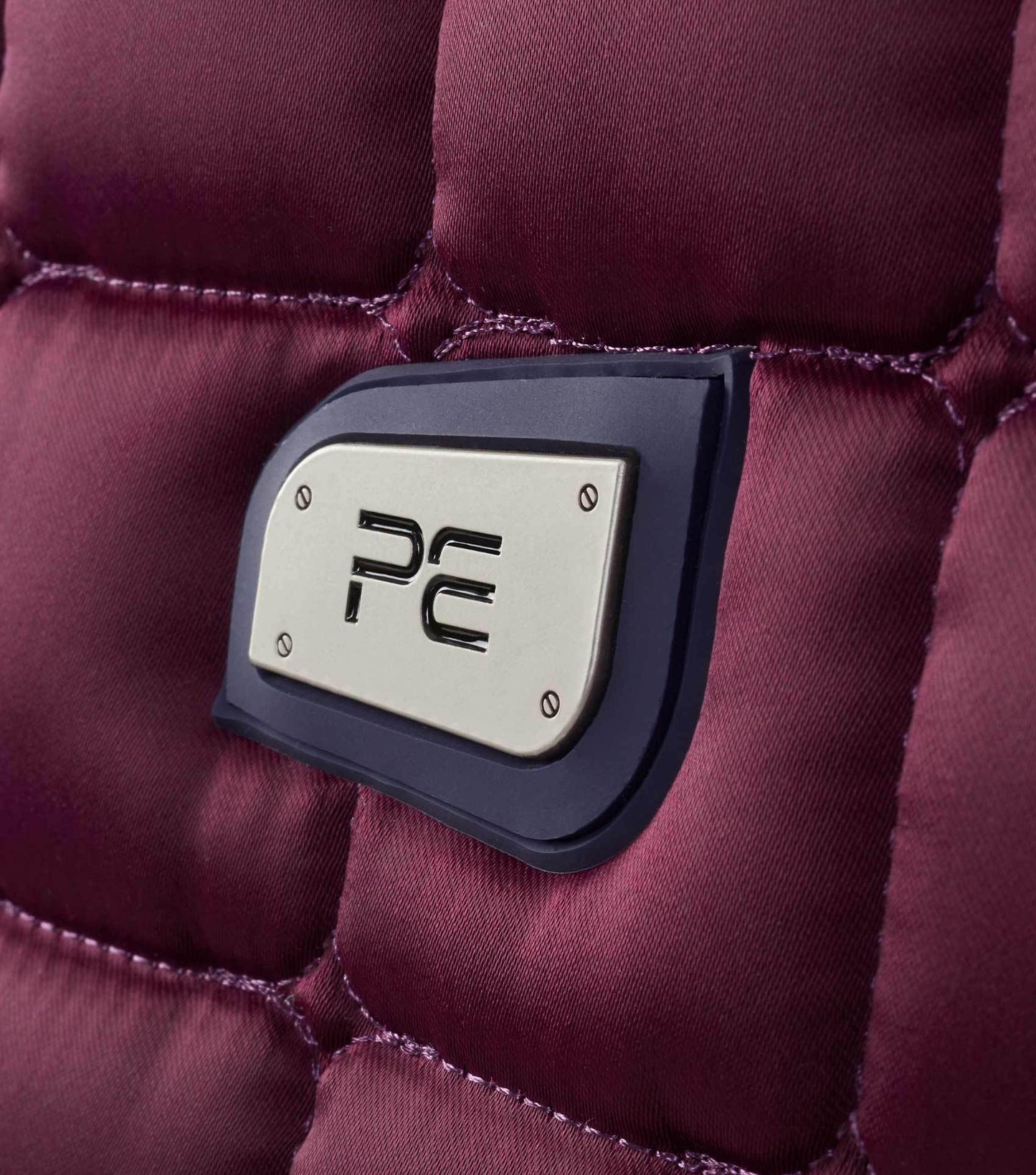 Premier Equine Capella Close Contact Merino Wool Dressage Square Wine/Navy Wool