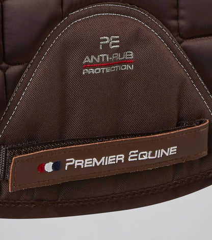 Premier Equine Capella Close Contact Merino Wool GP/Jump Square Brown/Natural Wool