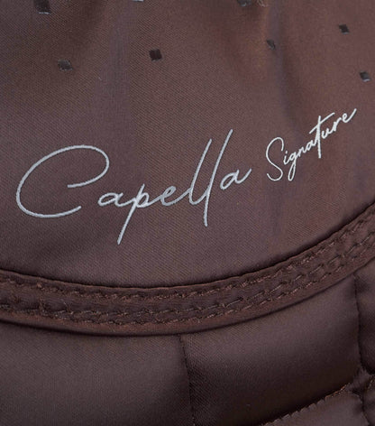 Premier Equine Capella Close Contact Merino Wool GP/Jump Square Brown/Natural Wool