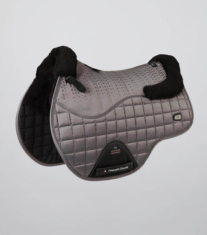 Premier Equine Capella Close Contact Merino Wool GP/Jump Square Grey/Black Wool