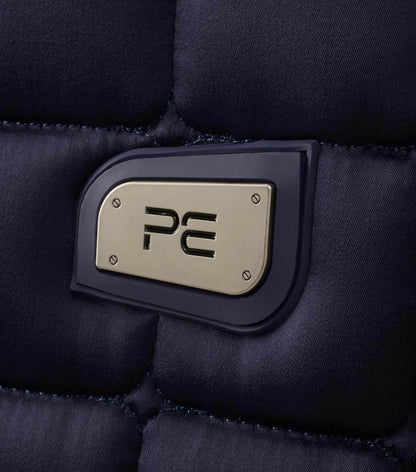 Premier Equine Capella Close Contact Merino Wool GP/Jump Square Navy/Natural Wool