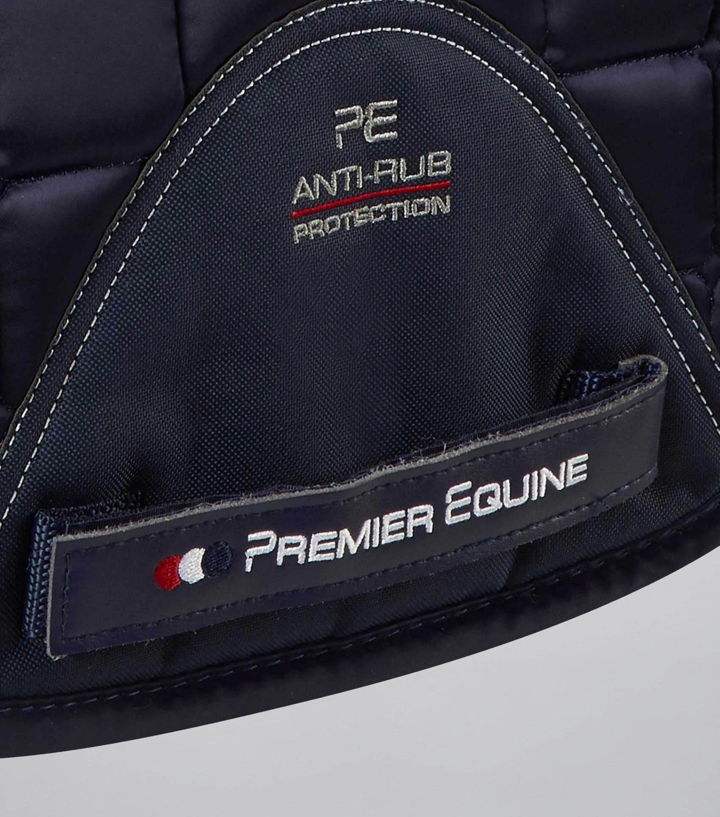 Premier Equine Capella Close Contact Merino Wool GP/Jump Square Navy/Natural Wool