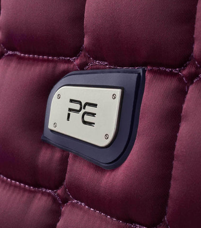 Premier Equine Capella Close Contact Merino Wool GP/Jump Square Wine/Navy Wool