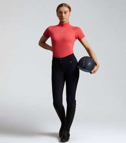 Premier Equine Carapello Ladies Full Seat Gel Riding Breeches - Navy