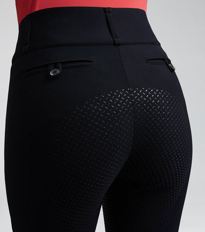 Premier Equine Carapello Ladies Full Seat Gel Riding Breeches - Navy
