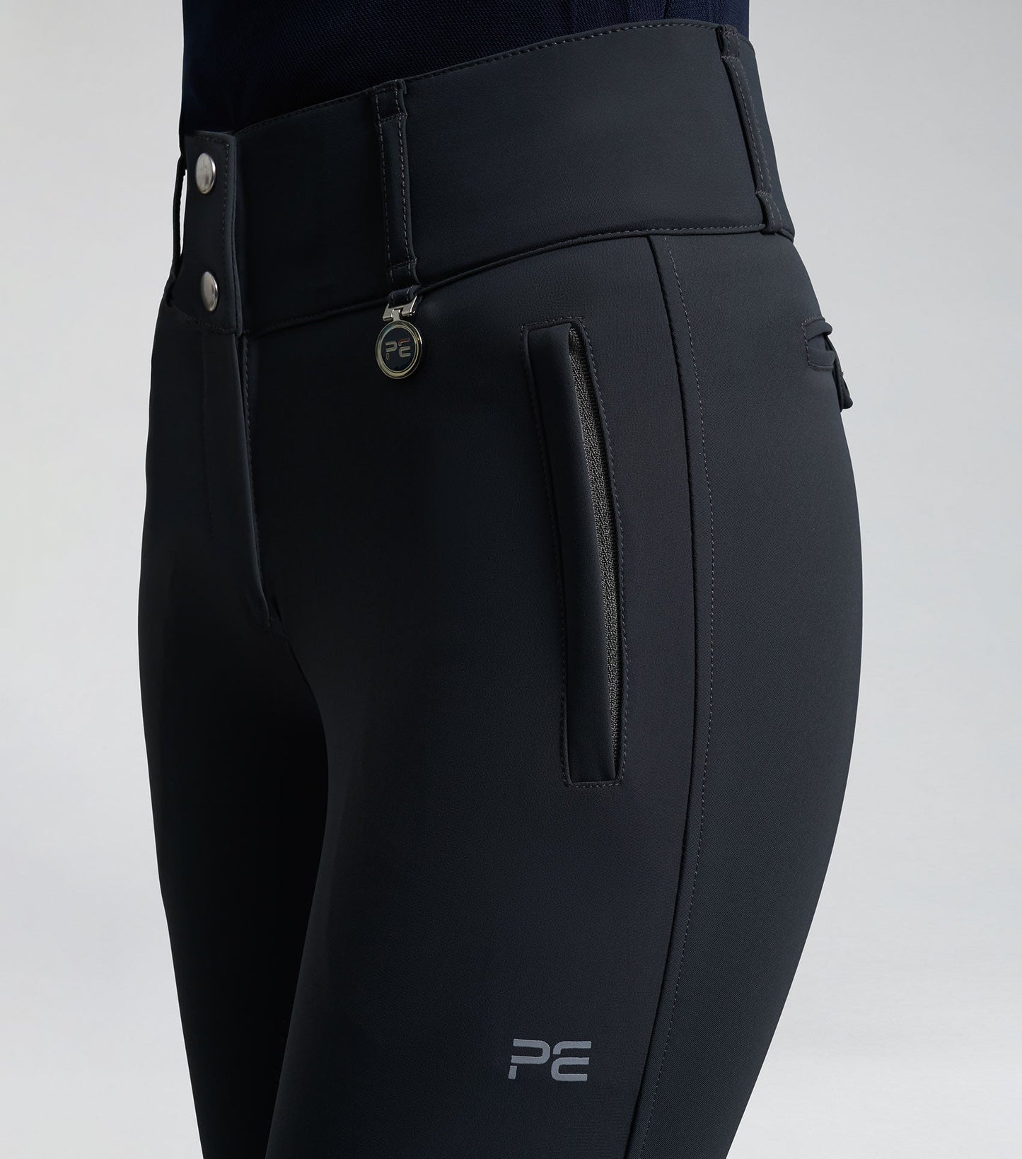 Premier Equine Carapello Ladies Full Seat Gel Riding Breeches - Liquorice