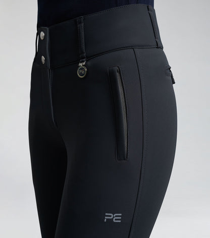 Premier Equine Carapello Ladies Full Seat Gel Riding Breeches - Liquorice