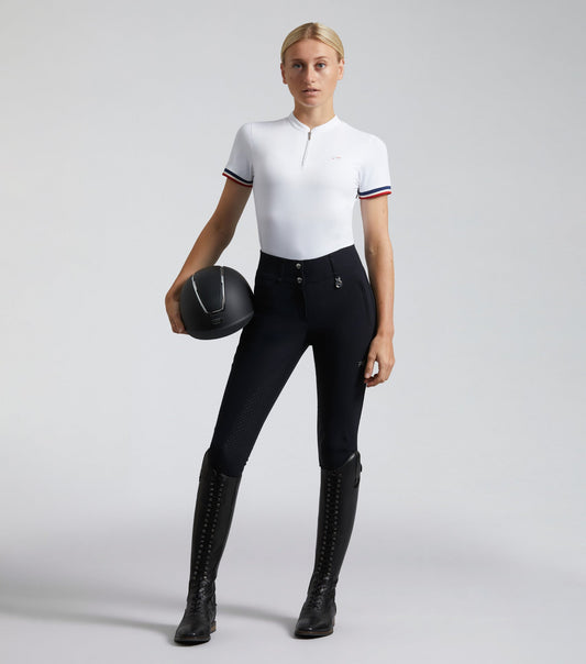 Premier Equine Carapello Ladies Full Seat Gel Riding Breeches - Black