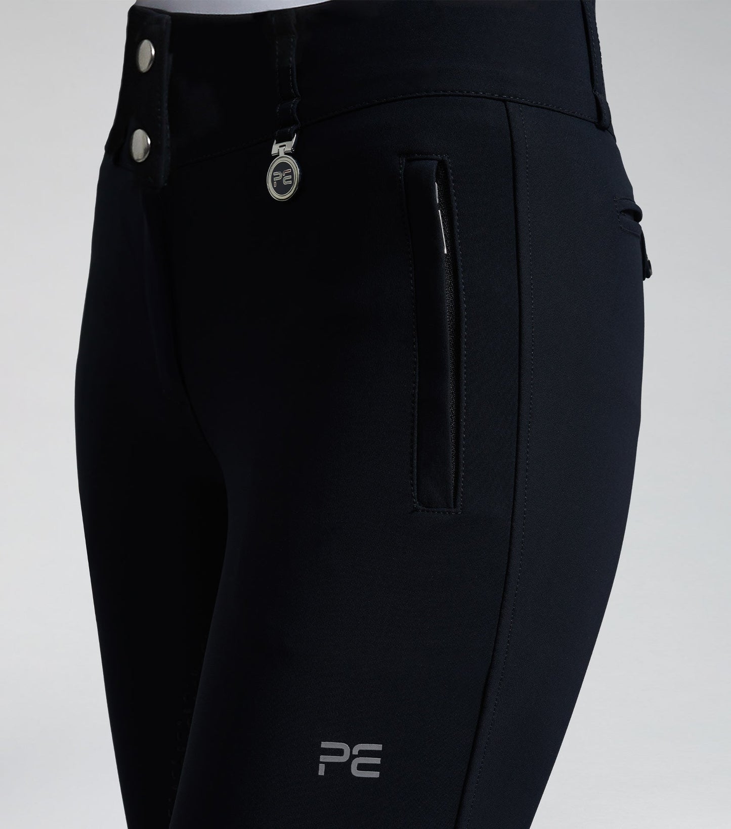 Premier Equine Carapello Ladies Full Seat Gel Riding Breeches - Black