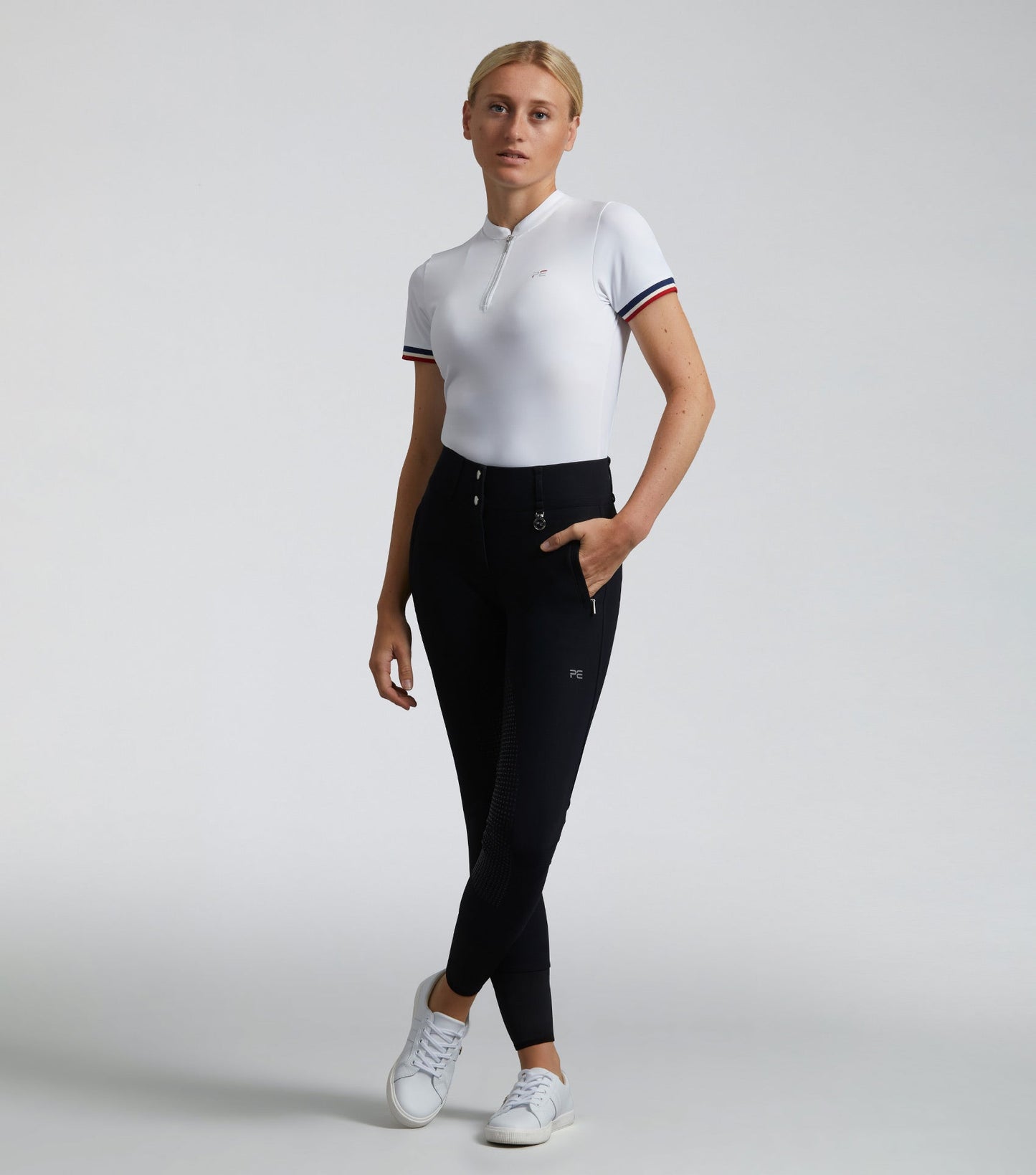 Premier Equine Carapello Ladies Full Seat Gel Riding Breeches - Black