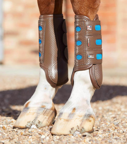 Premier Equine Carbon Tech Air Cooled Eventing Boots - Front - N P Equestrian & Pet Supplies Ltd 