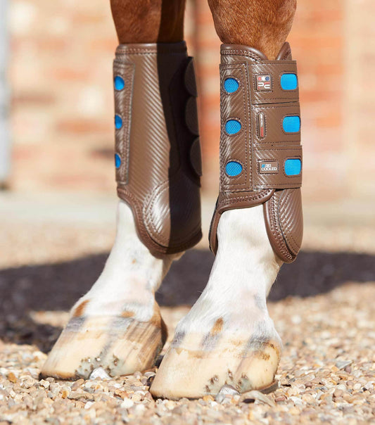 Premier Equine Carbon Tech Air Cooled Eventing Boots - Front - N P Equestrian & Pet Supplies Ltd 