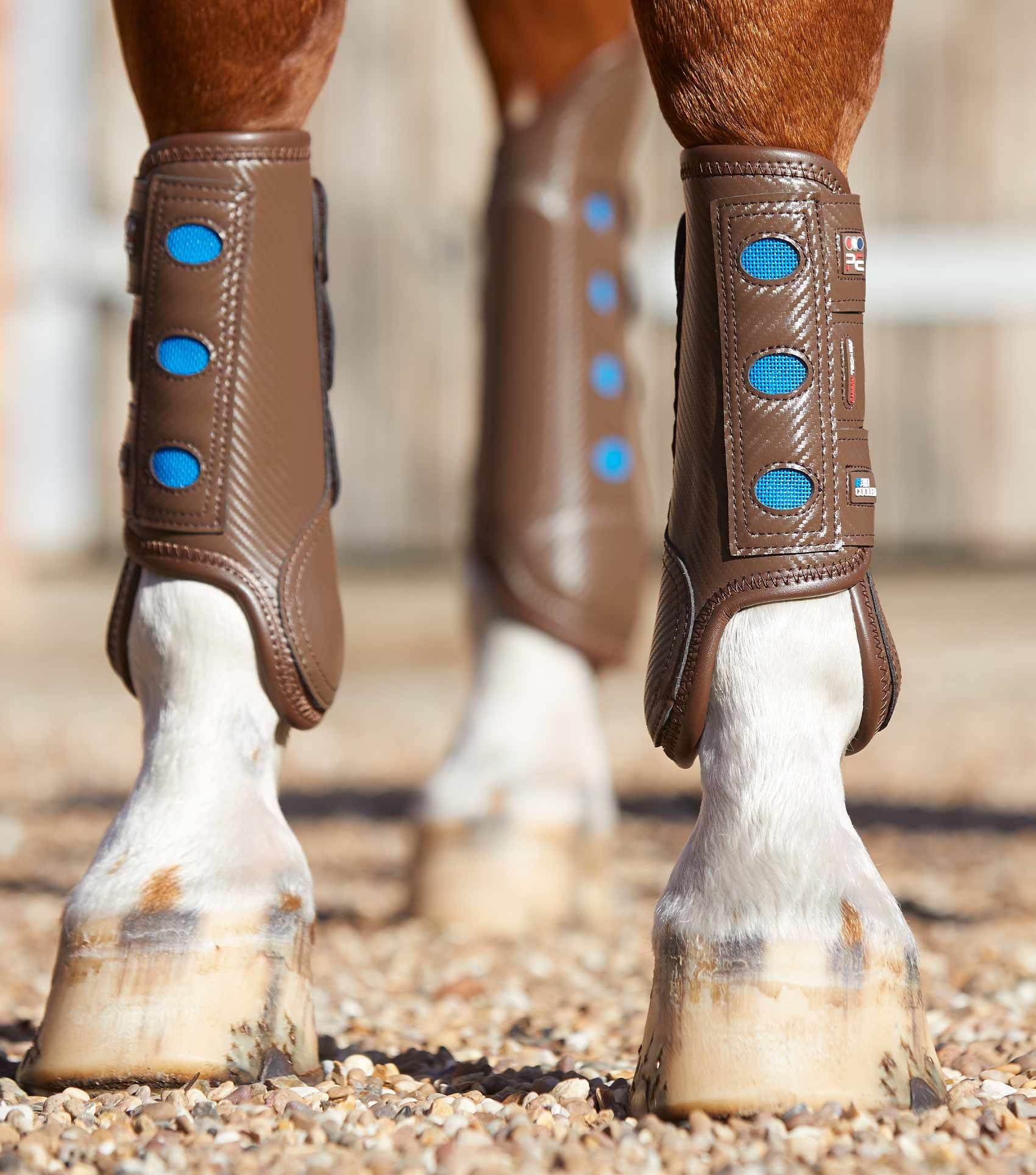 Premier Equine Carbon Tech Air Cooled Eventing Boots - Front - N P Equestrian & Pet Supplies Ltd 