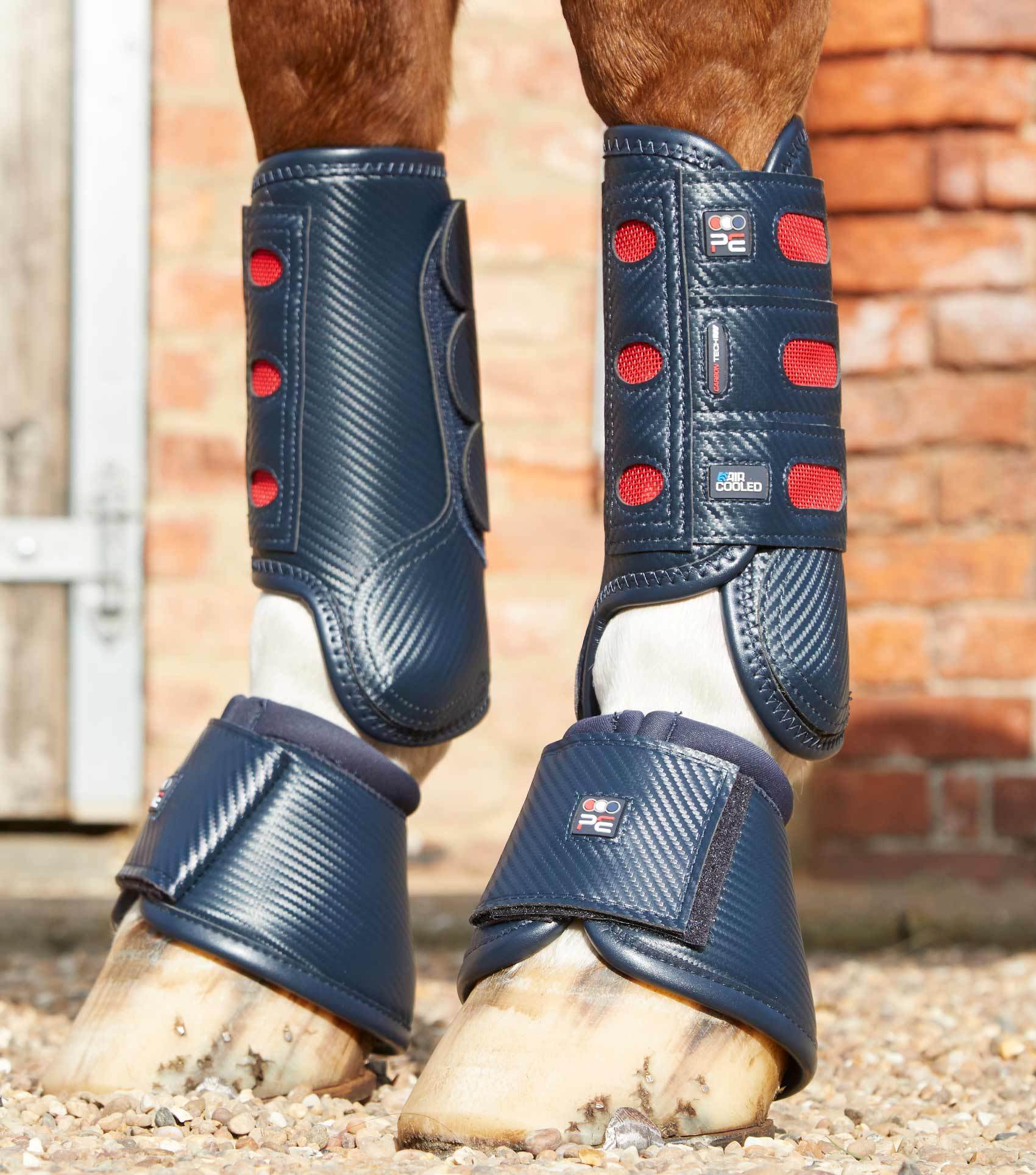 Premier Equine Carbon Tech Air Cooled Eventing Boots - Front - N P Equestrian & Pet Supplies Ltd 