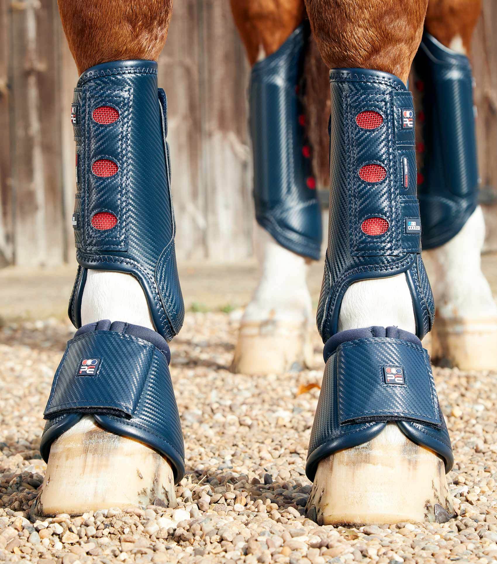 Premier Equine Carbon Tech Air Cooled Eventing Boots - Front - N P Equestrian & Pet Supplies Ltd 