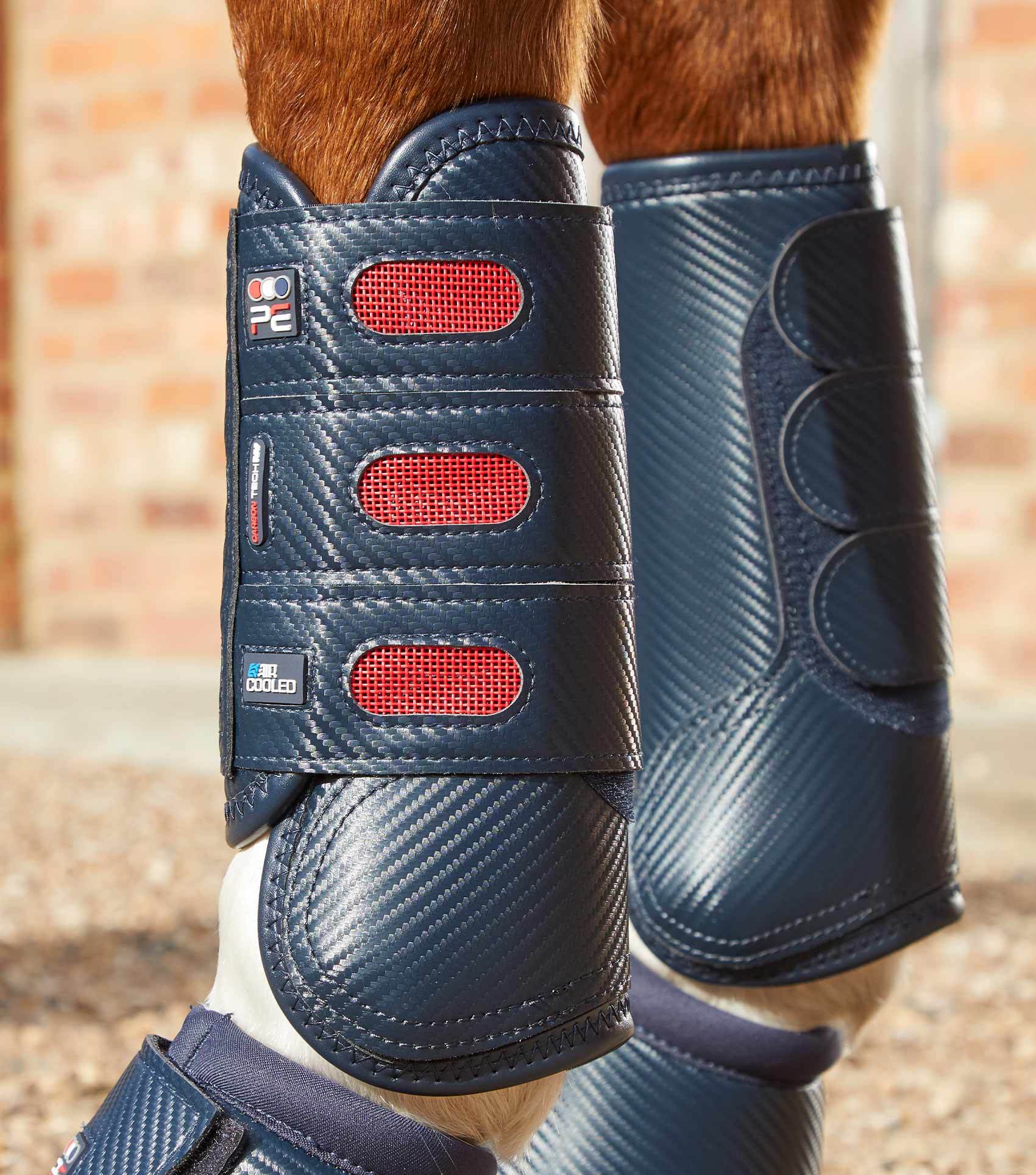 Premier Equine Carbon Tech Air Cooled Eventing Boots - Front - N P Equestrian & Pet Supplies Ltd 