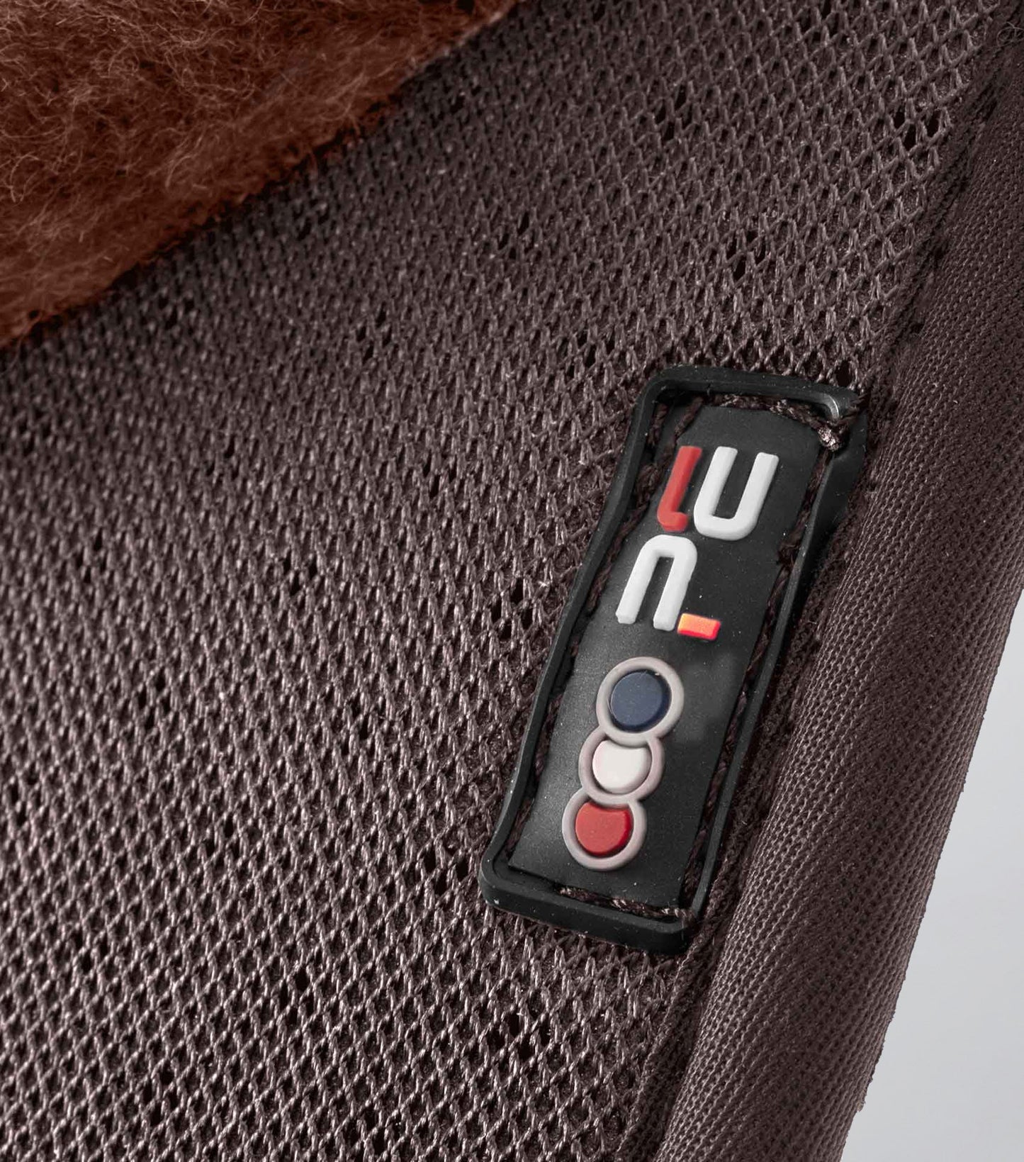 Premier Equine Close Contact Airtechnology Shockproof Wool Saddle Pad - Dressage Square Brown/Brown Wool