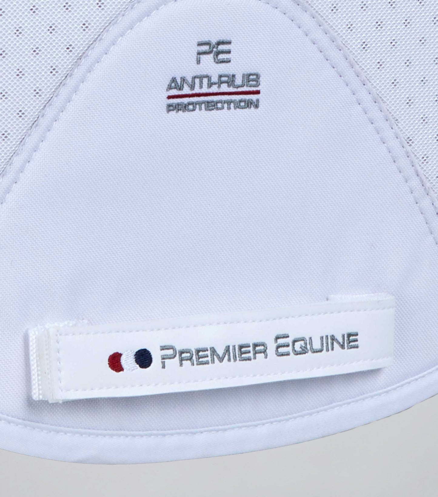 Premier Equine Close Contact Airtechnology Shockproof Wool Saddle Pad - Dressage Square White/Natural Wool
